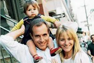 Mark Madoff with wife Stephanie and one of their children